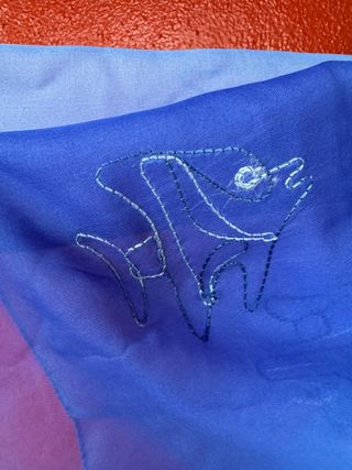 Fular azul