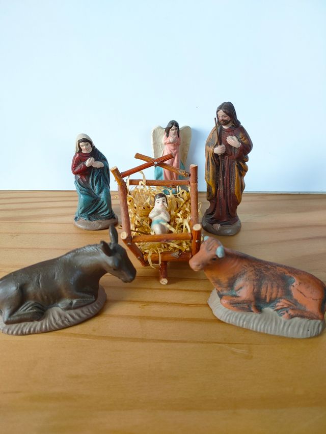 Figuras nacimiento Belén antiguas