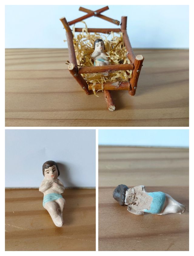 Figuras nacimiento Belén antiguas