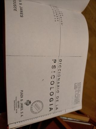 Diccionario de la psicología
