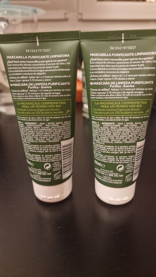 Mascarilla purificante limpiadora