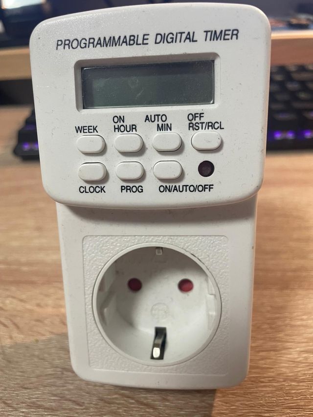 TEMPORIZADOR DIGITAL PROGRAMABLE 16A