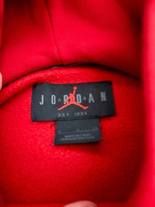 Sudadera jordan roja