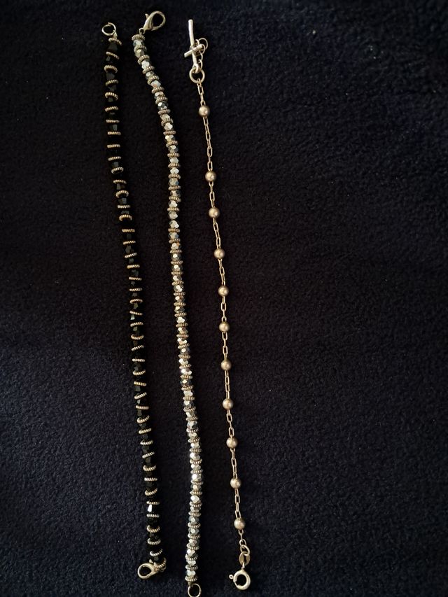 Tre braccialetti carini eleganti