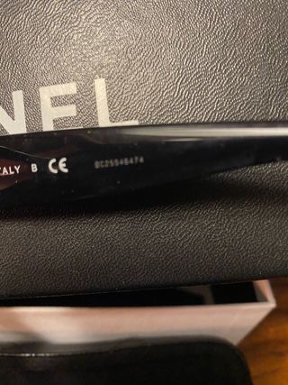 Gafas sol Chanel originales con numero de serie