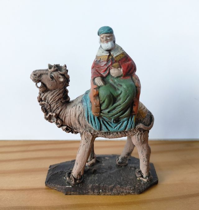 Figuras Reyes+pajes Belén antiguas