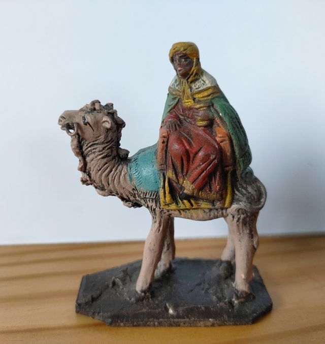 Figuras Reyes+pajes Belén antiguas