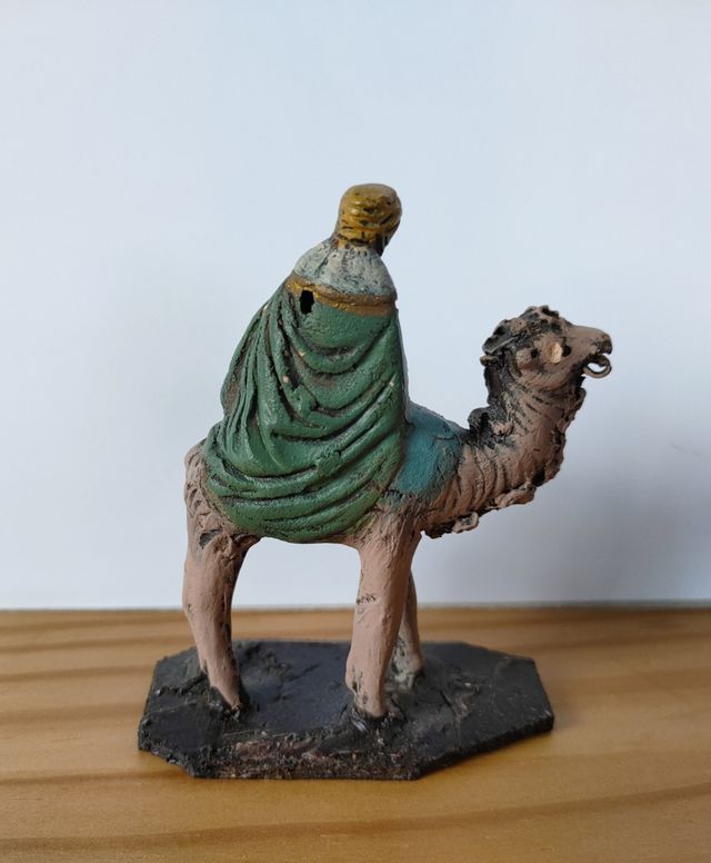 Figuras Reyes+pajes Belén antiguas