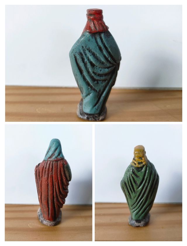 Figuras Reyes+pajes Belén antiguas