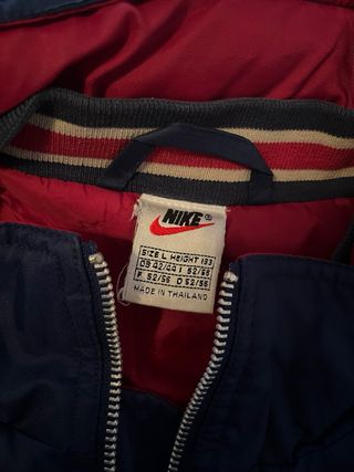 Abrigo bomber Nike vintage 90s