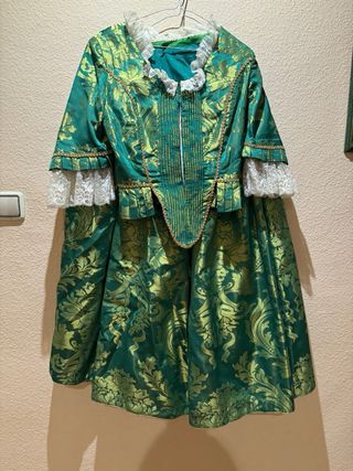 Traje verde fallera 