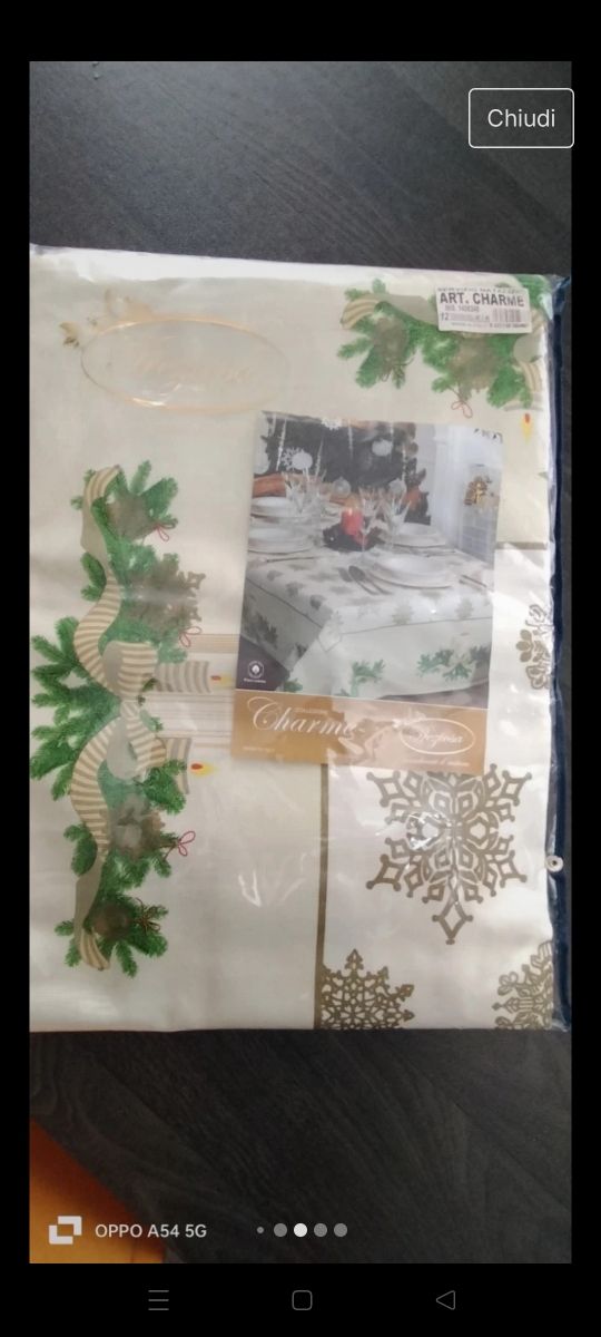 Tovaglia x 12 + tovaglioli 