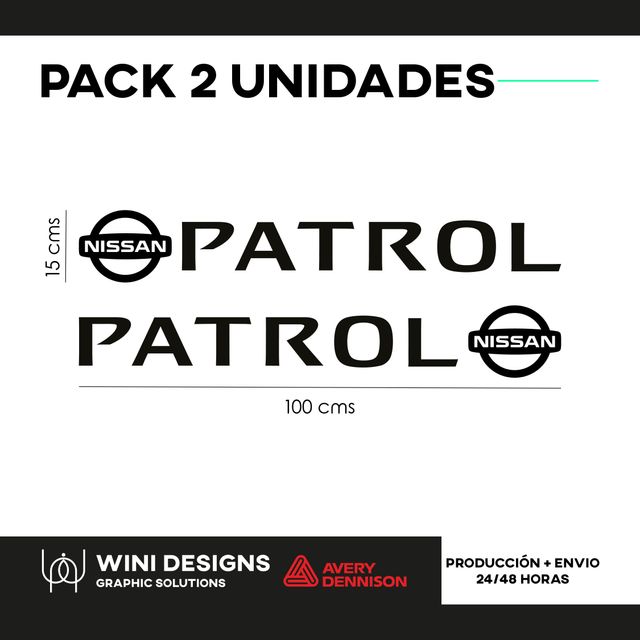 Pegatinas nissan patrol laterales