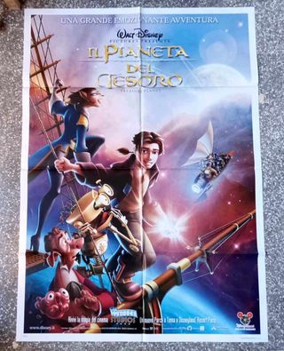Manifesto originale 2F - IL PIANETA DEL TESORO