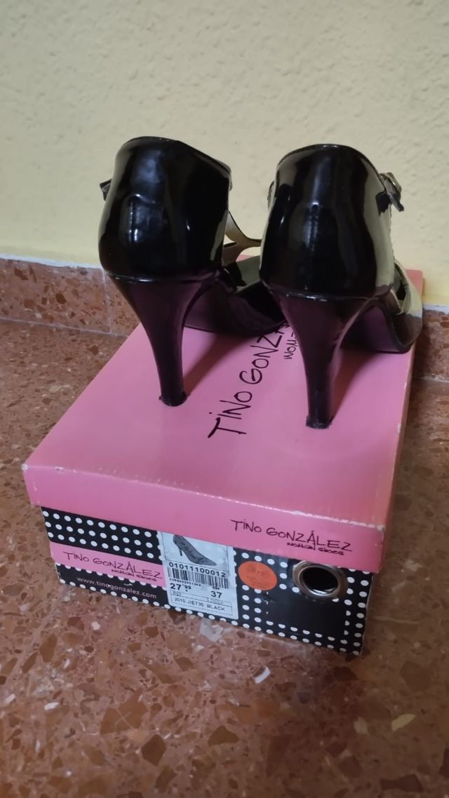 Zapatos tacón  aguja mujer n 37
