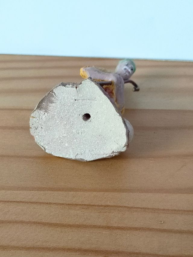 Figuras 9 pastores Belén antiguos