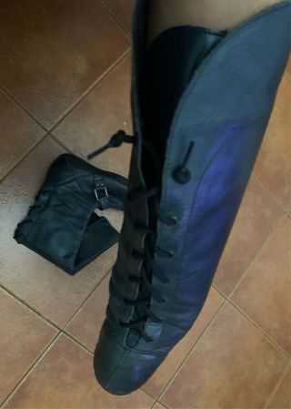 Botas piel autentica