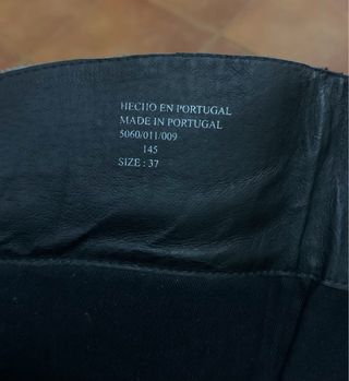 Botas piel autentica