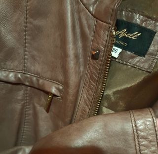 Cazadora de piel "Dyapell" talla 46