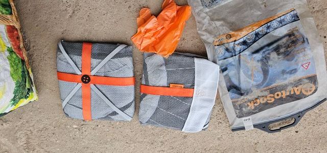 Cadenas de nieve de tela