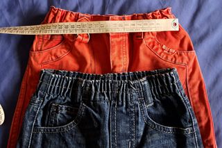 Coppia pantaloni bimbo/a 12 mesi