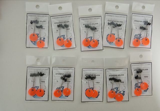 Topes silicona para bajos pesca