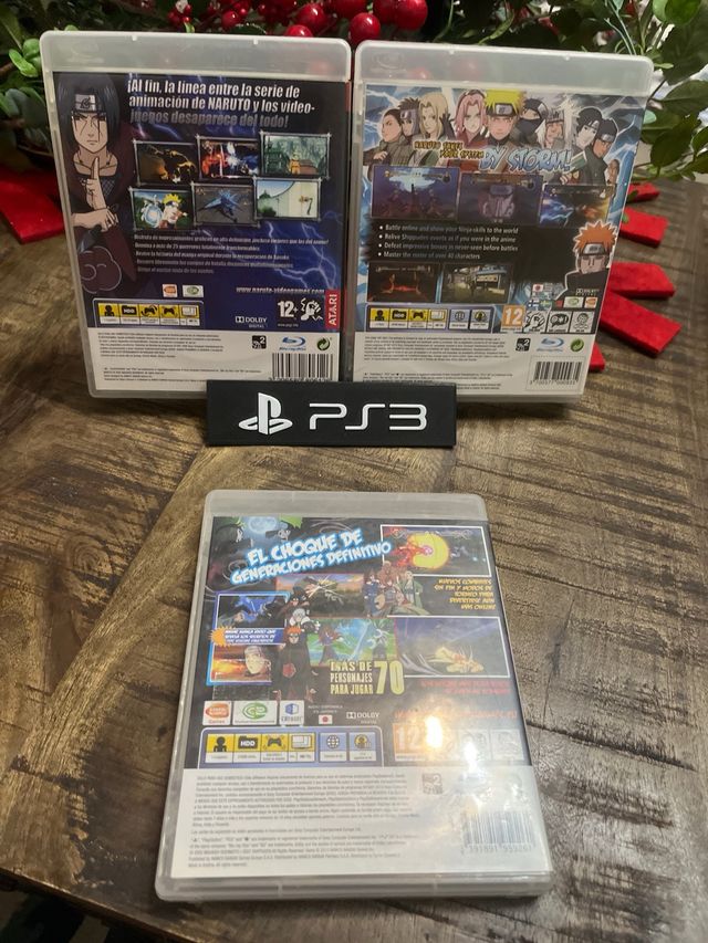 3 juegos naruto ps3 completos