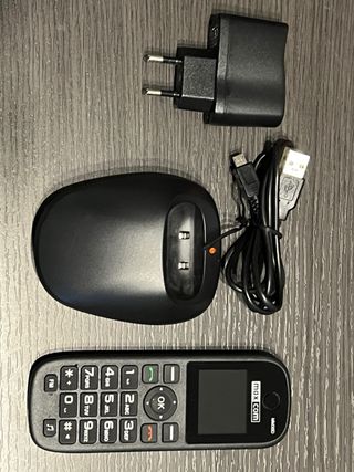 Teléfono de casa  de tarjeta para mayores