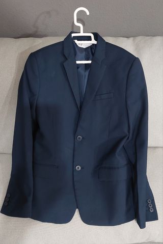 Americana niño azul