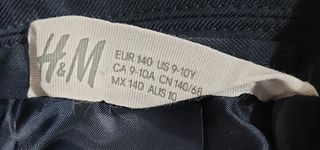 Americana niño azul