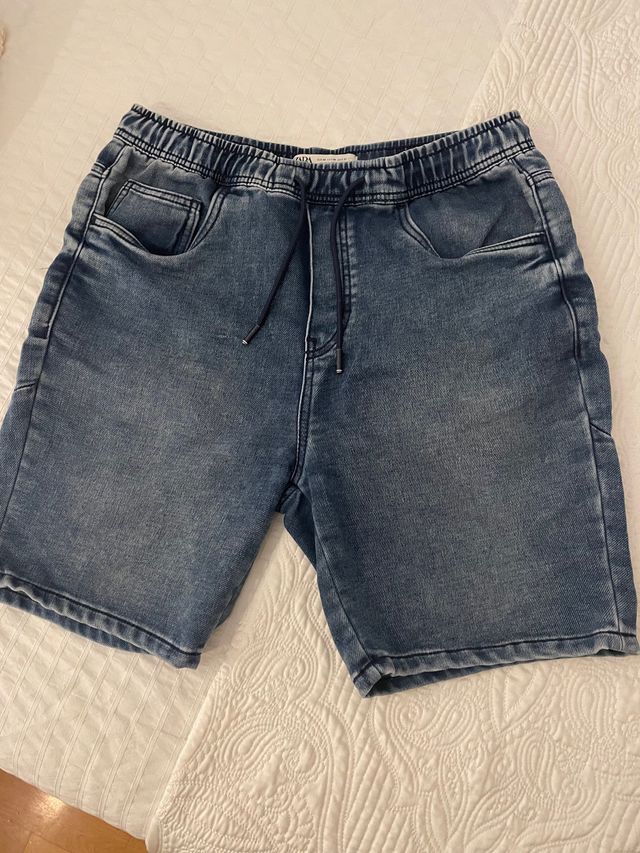 Shorts denim Zara hombre