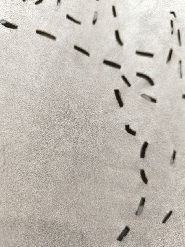 Jersey con camiseta volantes color beige