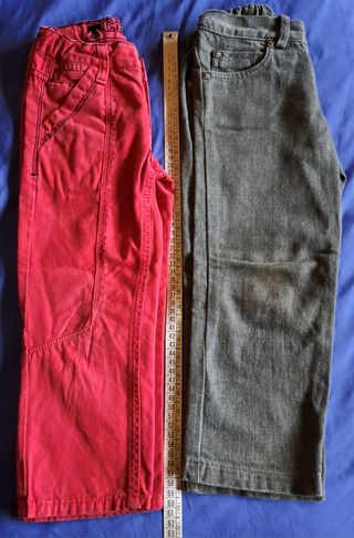 Coppia pantaloni bimbo/a 3 anni