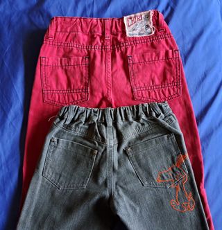 Coppia pantaloni bimbo/a 3 anni