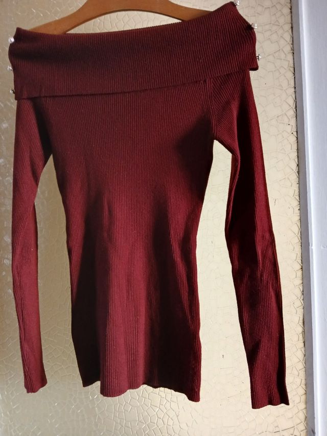 Maglia lavorata a costine