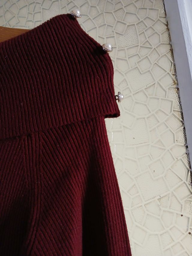 Maglia lavorata a costine