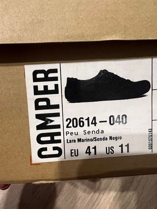 Zapatos hombre Camper NUEVOS Cuero Nobuck