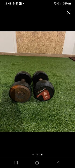 2 MANCUERNAS 12,5KG 