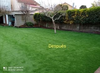 Mantenimiento de jardines césped artificial 