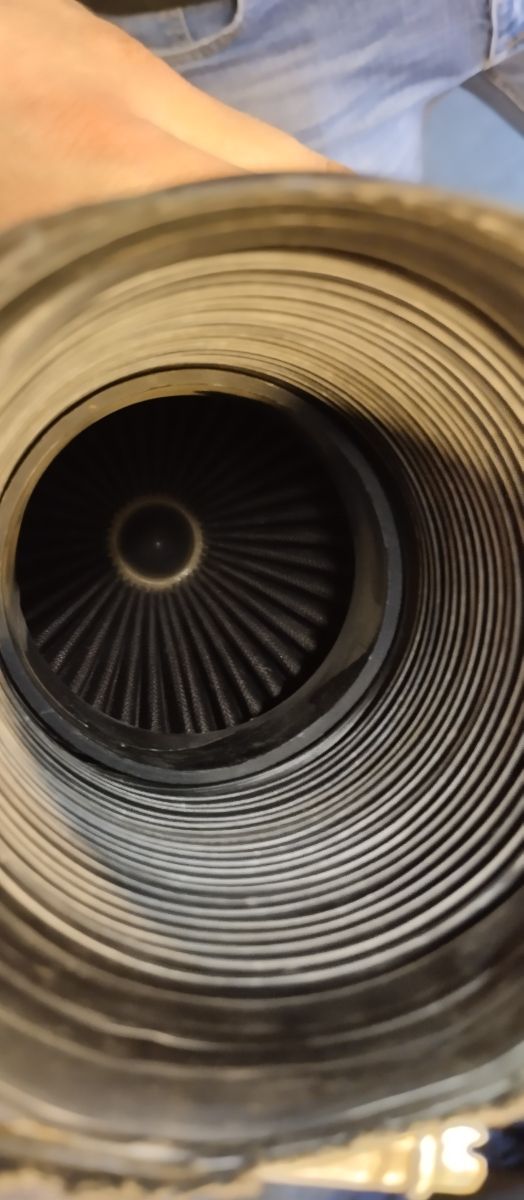 Filtro cónico carbono