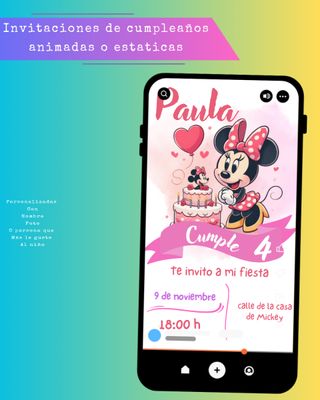Invitación de cumpleaños