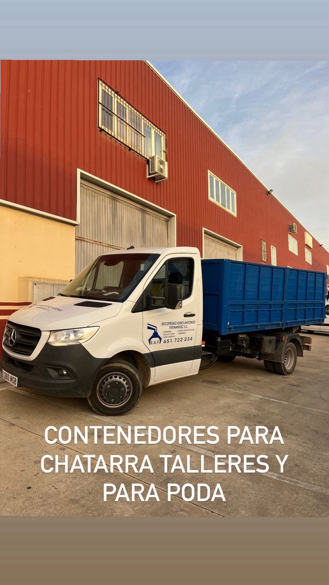 contenedores de recogida de poda