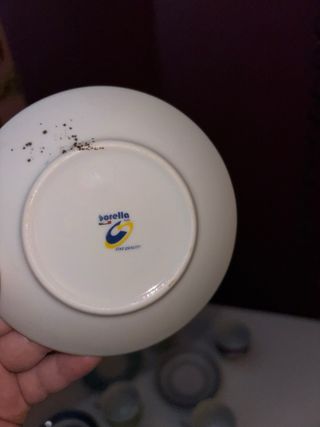 Servizio da 6 TAZZINE DA CAFFÈ+6 PIATTINI NUOVI AB