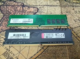 Memoria ram ddr4 para PC 8 GB a 2666 Mhz.