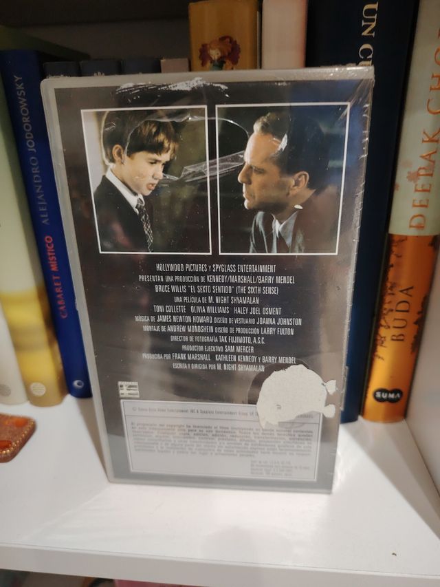 Película el sexto sentido VHS