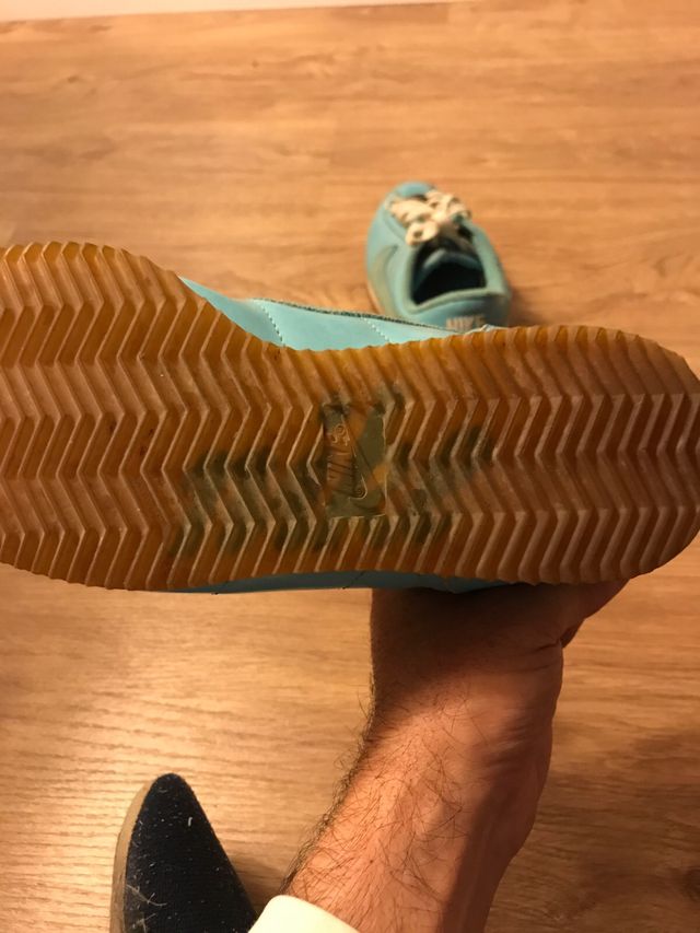 zapatillas nike de chica azules clasicas