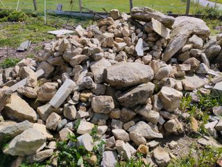 Piedra de una casa antigua