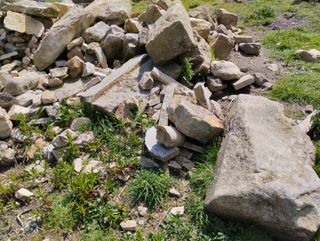 Piedra de una casa antigua