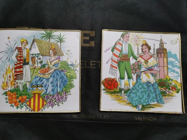 Lote. De dos cuadros valencianos