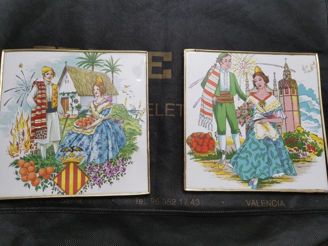 Lote. De dos cuadros valencianos